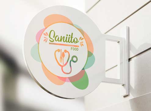 Diseño de logo saniito food